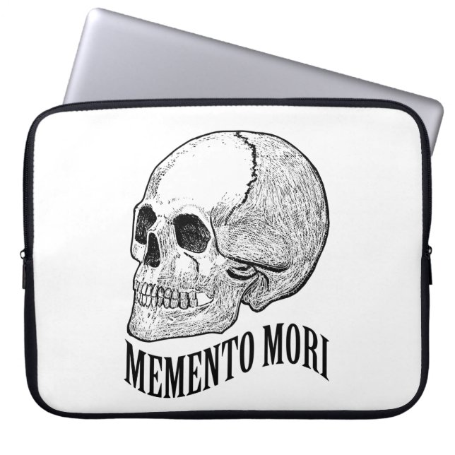 Memento mori laptop sleeve (Voorkant)