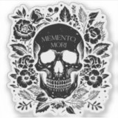 Memento Mori - Latijn Sticker (Voorkant)