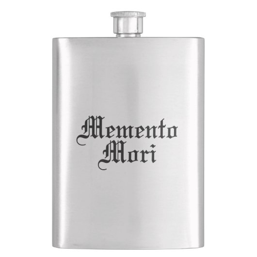 Memento Mori - Latijnse zin Flacon (Voorkant)