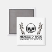 memento mori latin gezegden magneet (Voorkant / Achterkant)
