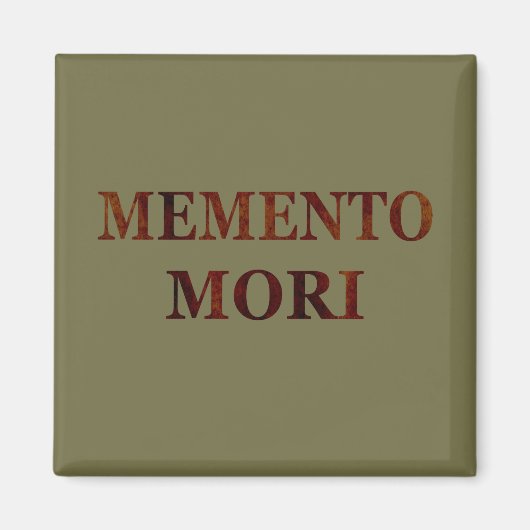 Memento mori magneet (Voorkant)