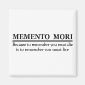 Memento mori magneet (Voorkant)