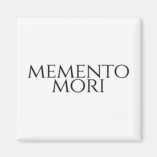 Memento Mori Magneet (Voorkant)