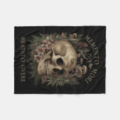 Memento Mori Memento Vivere _ Filosofie & amp; Lat Fleece Deken (Voorkant (Horizontaal))
