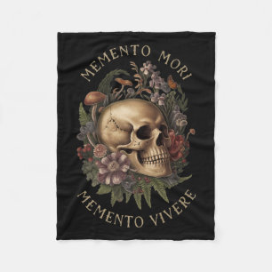 Memento Mori Memento Vivere _ Filosofie & amp; Lat Fleece Deken