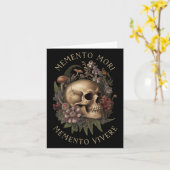 Memento Mori Memento Vivere _ Filosofie & amp; Lat Kaart (Gele Bloem)