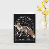 Memento Mori Memento Vivere _ Filosofie & amp; Lat Kaart (Gele Bloem)