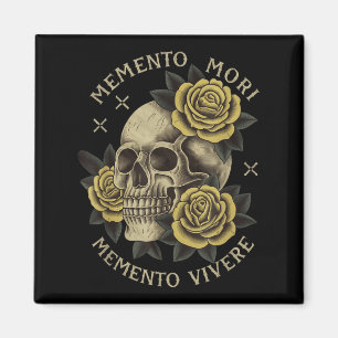 Memento Mori Memento Vivere _ Filosofie & amp; Lat Magneet