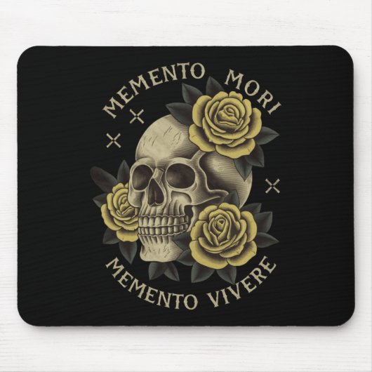 Memento Mori Memento Vivere _ Filosofie & amp; Lat Muismat (Voorkant)