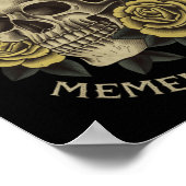 Memento Mori Memento Vivere _ Filosofie & amp; Lat Poster (Hoek)