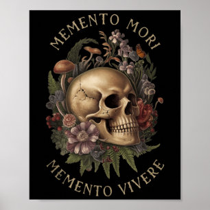 Memento Mori Memento Vivere _ Filosofie & amp; Lat Poster