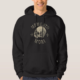 Memento Mori menselijke schedel herinneren dood st Hoodie