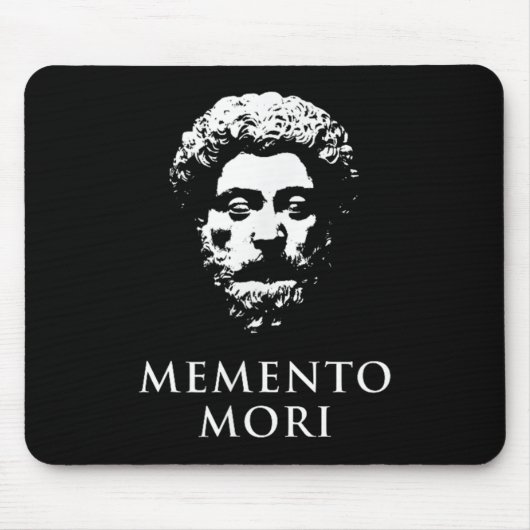 Memento Mori met Marcus Aurelius Head Muismat (Voorkant)