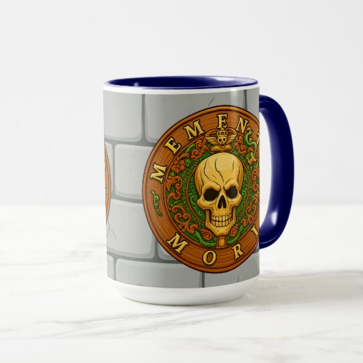 Memento Mori Mug by Phil Elmore Mok (Voorkant rechts)