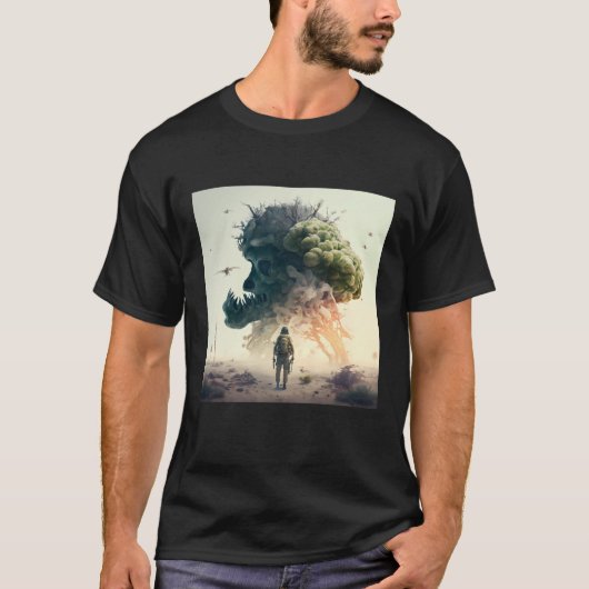 Memento Mori Natuur Warrior T-shirt (Voorkant)
