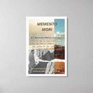 Memento Mori opgerekt canvasprint Canvas Afdruk