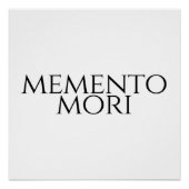 Memento Mori Perfect Poster (Voorkant)