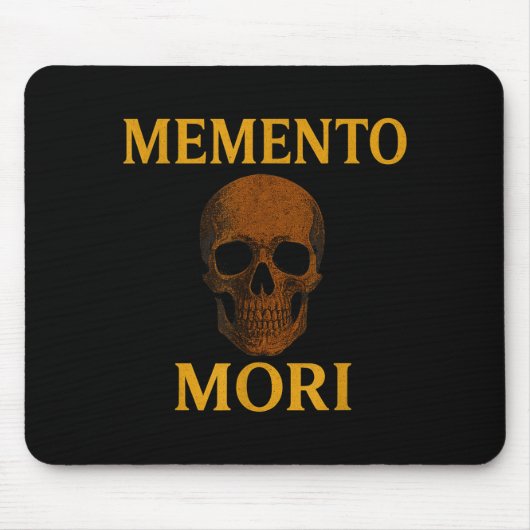 Memento Mori Philosophy Stoicism Quote  Muismat (Voorkant)