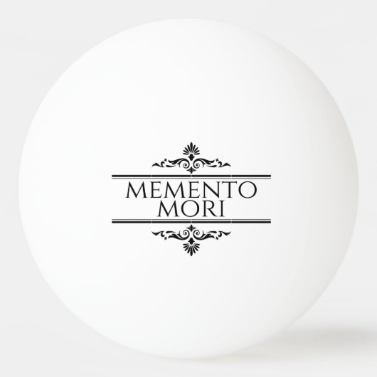Memento Mori Pingpongbal (Voorkant)