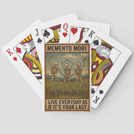 Memento Mori PLaying Cards Pokerkaarten (Achterkant)