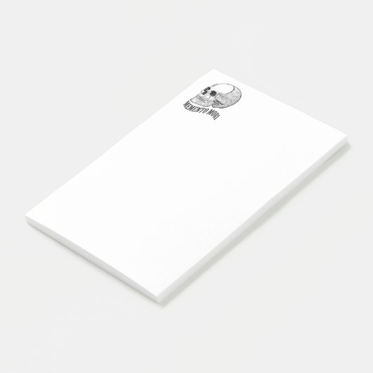 Memento mori post-it® notes (Schuin)