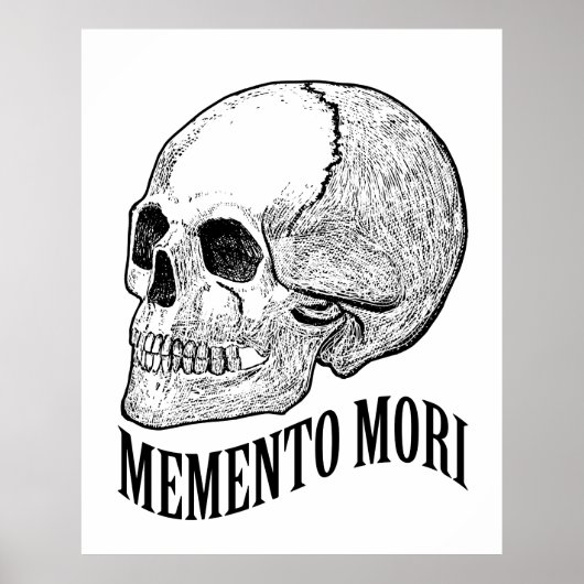 Memento mori poster (Voorkant)