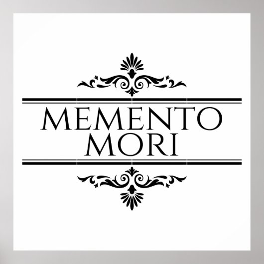 Memento Mori Poster (Voorkant)