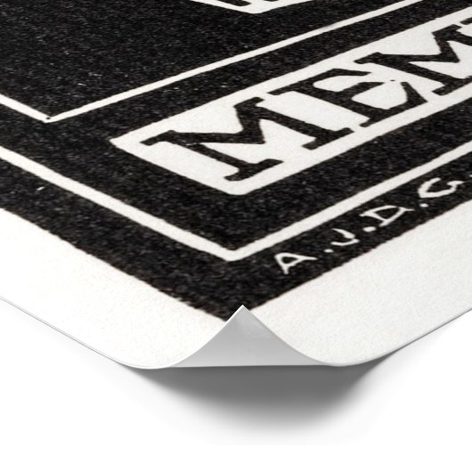 Memento Mori Poster (Hoek)