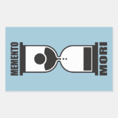 Memento Mori Rechthoekige Sticker (Voorkant)