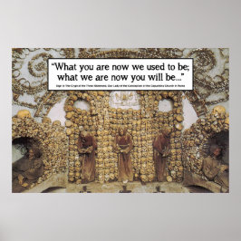 Memento Mori - Rome Bone Church Poster