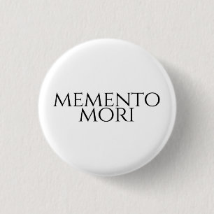 Memento Mori Ronde Button 3,2 Cm