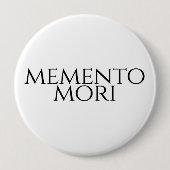 Memento Mori Ronde Button 4,0 Cm (Voorkant)