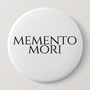 Memento Mori Ronde Button 4,0 Cm