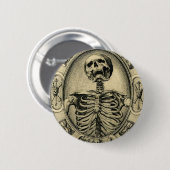 Memento Mori Ronde Button 5,7 Cm (Voorkant /achterkant)