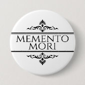 Memento Mori Ronde Button 7,6 Cm (Voorkant)
