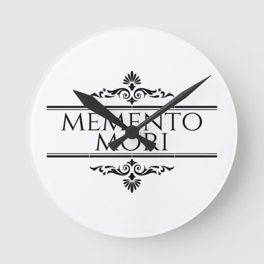 Memento Mori Ronde Klok (Voorkant)