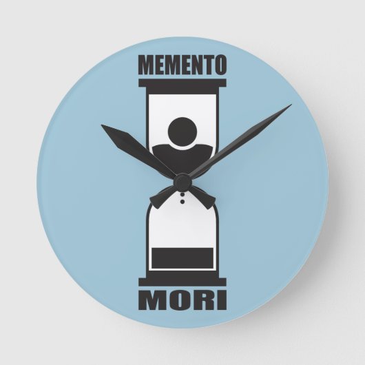 Memento Mori Ronde Klok (Voorkant)