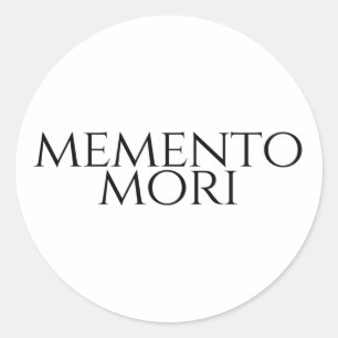 Memento Mori Ronde Sticker