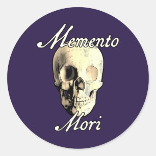 Memento Mori Ronde Sticker