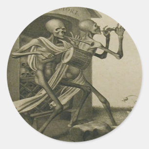 Memento Mori Ronde Sticker