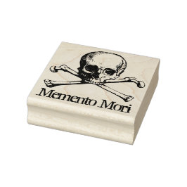 Memento mori rubberstempel
