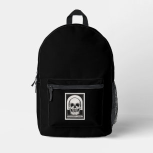 Memento Mori Schedel Bedrukte Rugzak