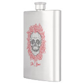 Memento Mori! Schedel en Rozen, hand getekend Flacon (Links)