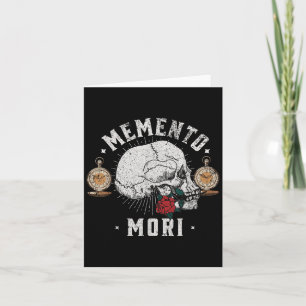 Memento Mori schedel _ Filosofie Stoïcijns Kaart