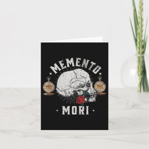 Memento Mori  Schedel _ Filosofie Stoïcijnse Tank Kaart