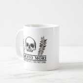 Memento mori schedel koffiemok (Voorkant links)