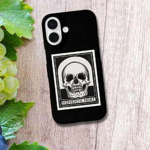 Memento Mori Schedel Kunst iPhone 16 Hoesje