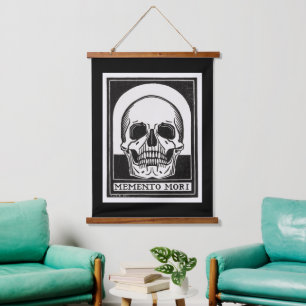 Memento Mori Schedel Kunst Hangend Wandkleed