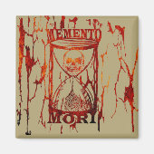Memento mori schedel magneet (Voorkant)