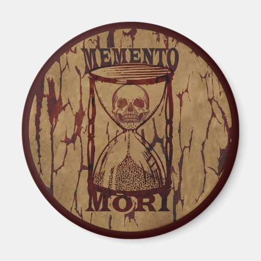 Memento mori schedel magneet (Voorkant)